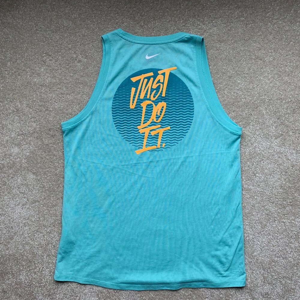 Nike Dri-Fit Workout Tank Womens Size Small Turquoise